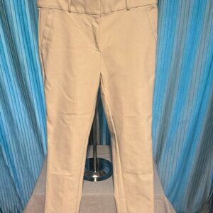 LOFT Outlet Women’s Modern Skinny Ankle Pants Size 8 Beige Stretch